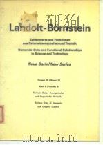 Landolt-Bornstein Band 8/Volume 8     PDF电子版封面     