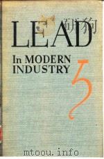 Lead in modern industry.     PDF电子版封面     