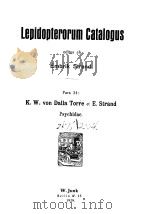 Lepidopterorum Catalogus editus ab Embrik Strand--Pars 34     PDF电子版封面     