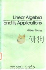 Linear Algebra and its Applications     PDF电子版封面     