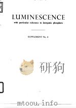 Luminescence Applied Physics     PDF电子版封面     