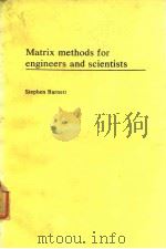 Matrix methods for engineers and scientists（ PDF版）
