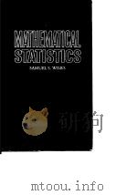 Mathematical Statistics     PDF电子版封面     