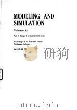Modeling and Simulation Comference.Modeling and simulation;v.13.pt.4.1982.     PDF电子版封面     
