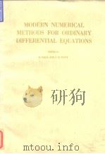 MODERN NUMERICAL METHODS FOR ORDINATRY DIFFERENTIAL EQUATIONS     PDF电子版封面     