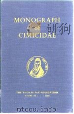 MONOGRAPH of CIMICIDAE     PDF电子版封面    ROBERT L.USINGER 