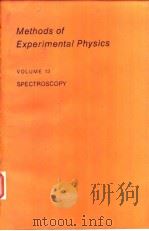 Methods of Experimental Physics  Volum 13 SPECTROSCOPY   1976  PDF电子版封面  0124759130   
