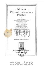 Modern Physical Laboratory Practice     PDF电子版封面     