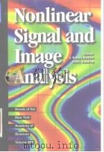 Nonlinear signal and image analysis 1997.     PDF电子版封面     