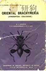 ORIENTAL BRACHYMERIA     PDF电子版封面    K.J.JOSEPH T.C.NARENDRAN&P.J.J 
