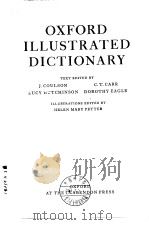 Oxford illustrated dictionary.1962.     PDF电子版封面     