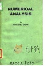 Numerical Analysis Nathaniel Macon     PDF电子版封面     