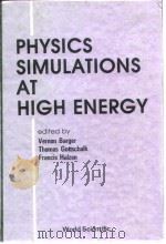 Physics simulations at high energy.1987.     PDF电子版封面     