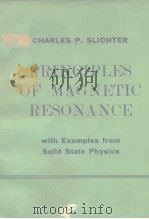 PRINCIPLES OF MAGNETIC RESONANCE with Examples from Solid State Physics（ PDF版）