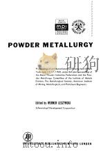 POWDER METALLURGY     PDF电子版封面     