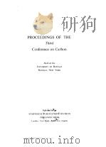 Proceedings of the third conference on carbon.1959.     PDF电子版封面     