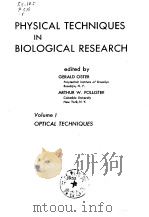 Physical techniques in biological research.v.1.1955.     PDF电子版封面     