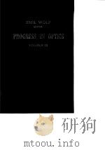 Progress in Optics Vol.Ⅲ1964     PDF电子版封面     