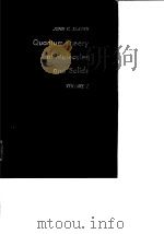 Quantum Theory of Molecules and Solids VOLUME 1     PDF电子版封面     
