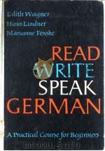 READ WRITE SPEAK GERMAN（ PDF版）