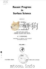 Recent progress in surface science.v.1.1964.（ PDF版）