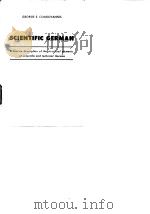 Scientific German George E.Condoyannis 1957.     PDF电子版封面     