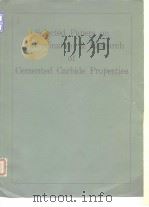 Selected papers on determination & research of cemented carbide properties. 1980.     PDF电子版封面     