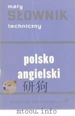 SLOWNIK techniczny polsko angielski     PDF电子版封面     