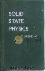 Solid state physics.v.14.1963.     PDF电子版封面     