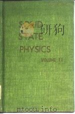 Solid state physics.Vol.11.1960.     PDF电子版封面     