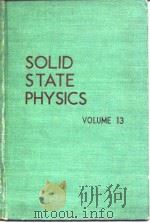 Solid state physics.Vol.13.1962.     PDF电子版封面     