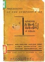 Symposium on Advances in Tracer Application of Tritium.Proceedings of the Symposium.1959.     PDF电子版封面     
