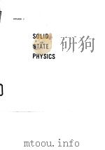 Solld state physics;ladvances in research and advances in research and applications.Suppl.9.1967.（ PDF版）