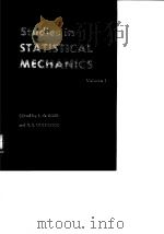 Studies in Statistical Mechanics volume I     PDF电子版封面     