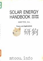 Solar energy handbook:theory and applications.2nd ed.     PDF电子版封面     