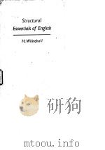 Structural Essentials of English H.Whitehall     PDF电子版封面     