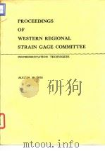 Society for Experimental Stress analysis.Western Regional Strain Gage Committee.     PDF电子版封面     