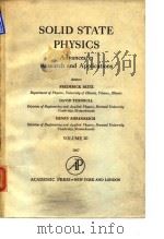 Solis state physics;advances in research and applications.v.20.1967.     PDF电子版封面     