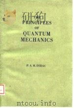 THE PRINCIPLES OF QUANTUM MECHANICS     PDF电子版封面     