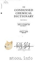 The condensed chemical dictionary.1961.（ PDF版）