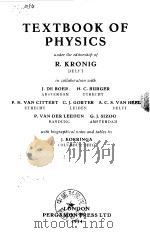 Textbook of Physics R.Kdronig 1954.     PDF电子版封面     
