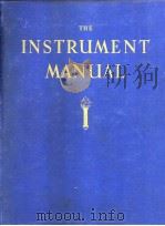 The instrument manual.1960.     PDF电子版封面     