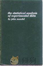 The Statistical analysis of Experimental data     PDF电子版封面     