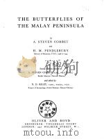THE BUTTERFLIES OF THE MALAYPENINSULA     PDF电子版封面    A.STEVEN CORBET AND H.M.PENDLE 