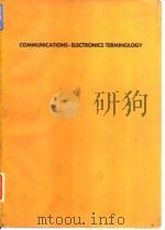 U.S.Dept.of the Air Force Communications-electronic terminology.1970.     PDF电子版封面     