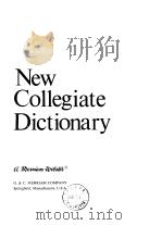 Webster's new collegiate dictionary.1974.     PDF电子版封面     