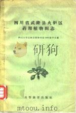 四川省武隆县火炉区药用植物图志   1959年5月第1版  PDF电子版封面    四川大学生物系植物专业1955级学生 