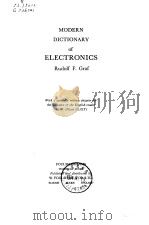 MODERN DICTIONARY of ELECTRONICS Rudolf F.Graf     PDF电子版封面     