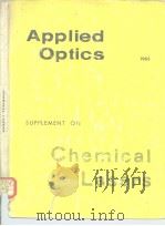 Applied Optics SUPPLEMENT ON 1965     PDF电子版封面     