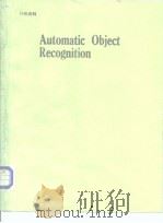 Antonatic Object Recognition     PDF电子版封面     